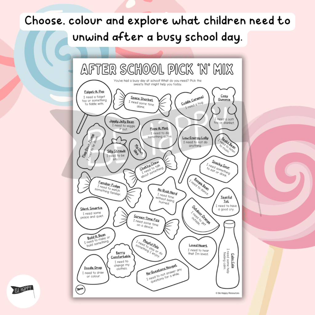 After-School Pick 'n' Mix – Restraint Collapse & Emotional Regulation Activity