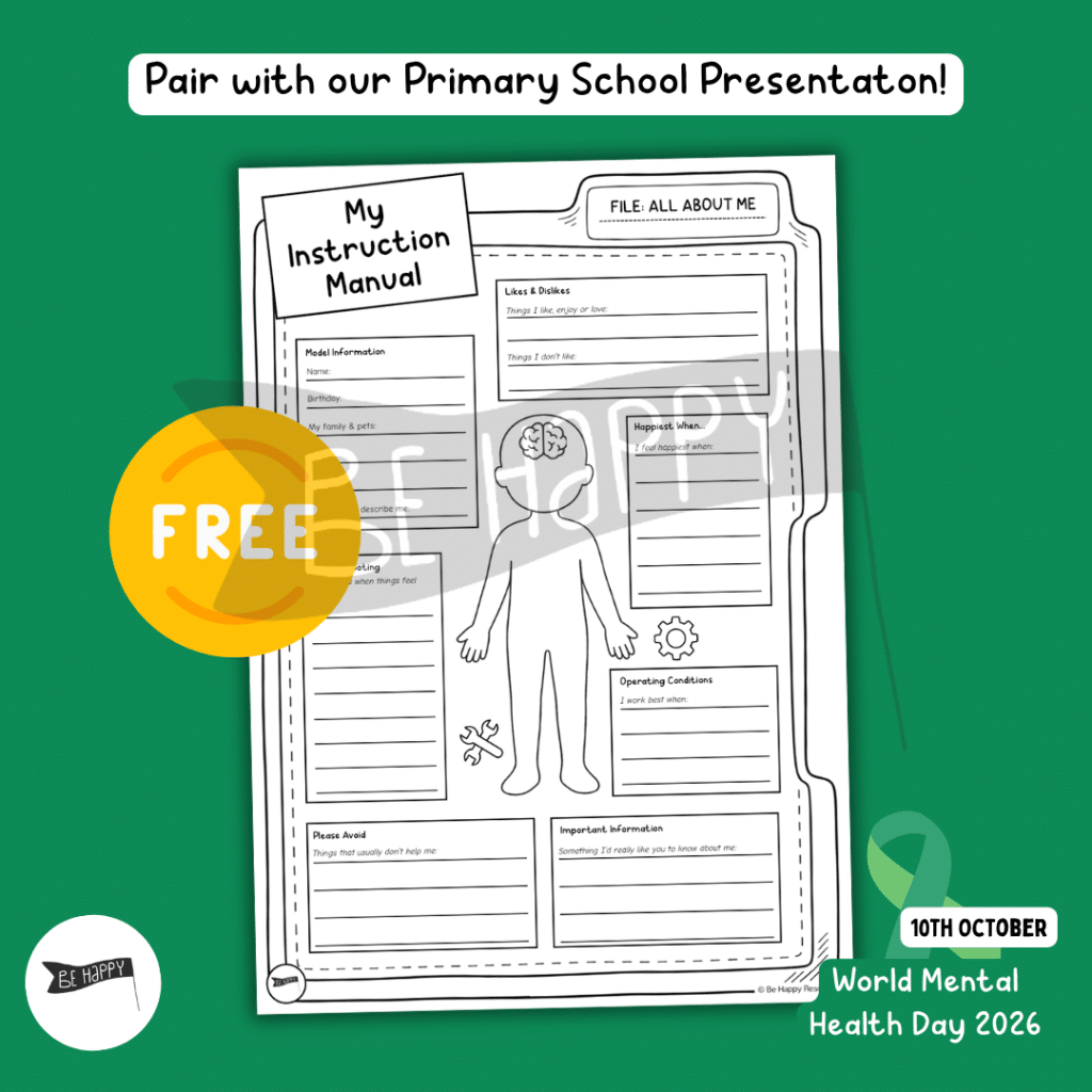 My Instruction Manual - World Mental Health Day 2026 - FREE