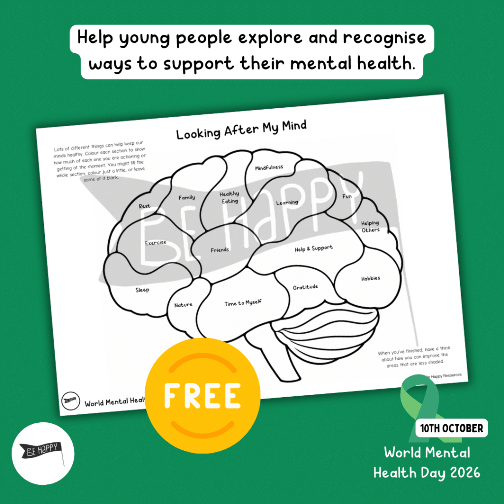 Looking After My Mind Reflection Activity - World Mental Health Day 2026 - FREE