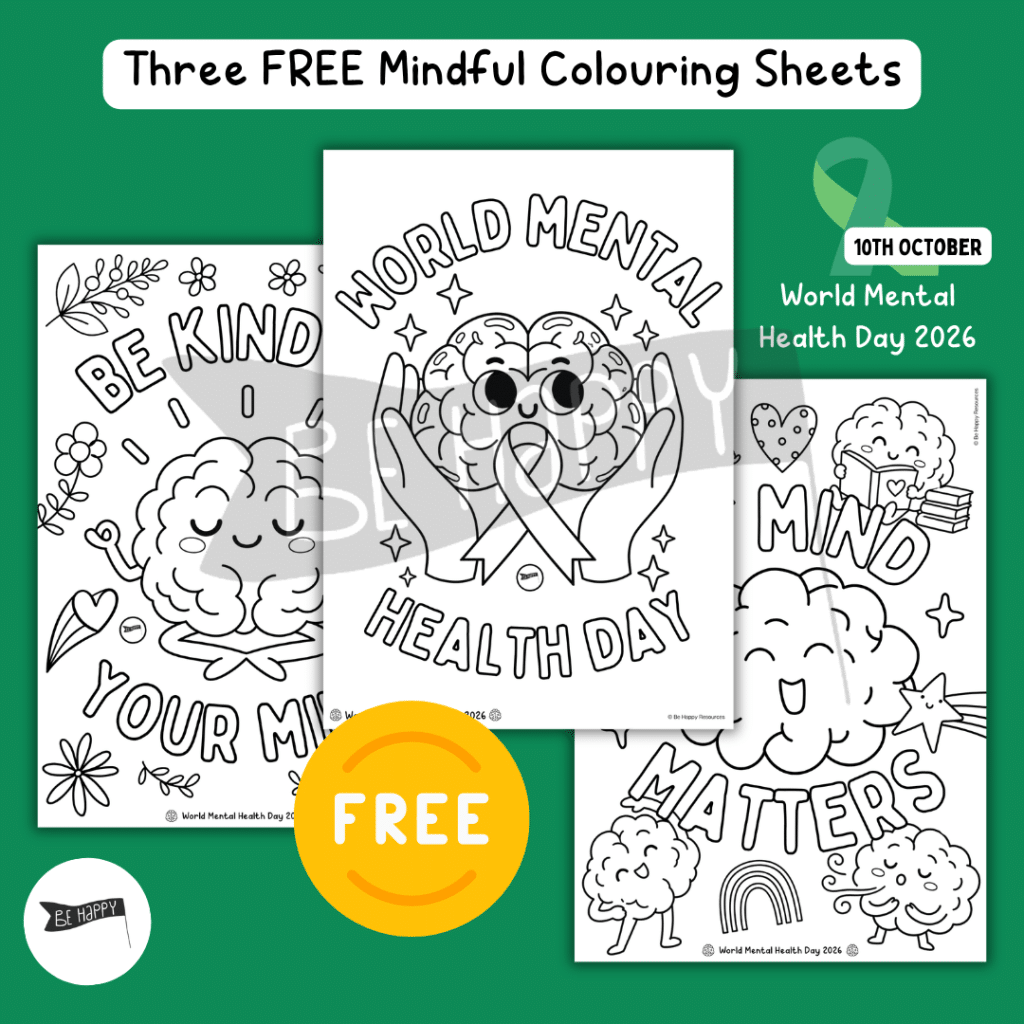World Mental Health Day 2026 Mindful Colouring Sheets - FREE