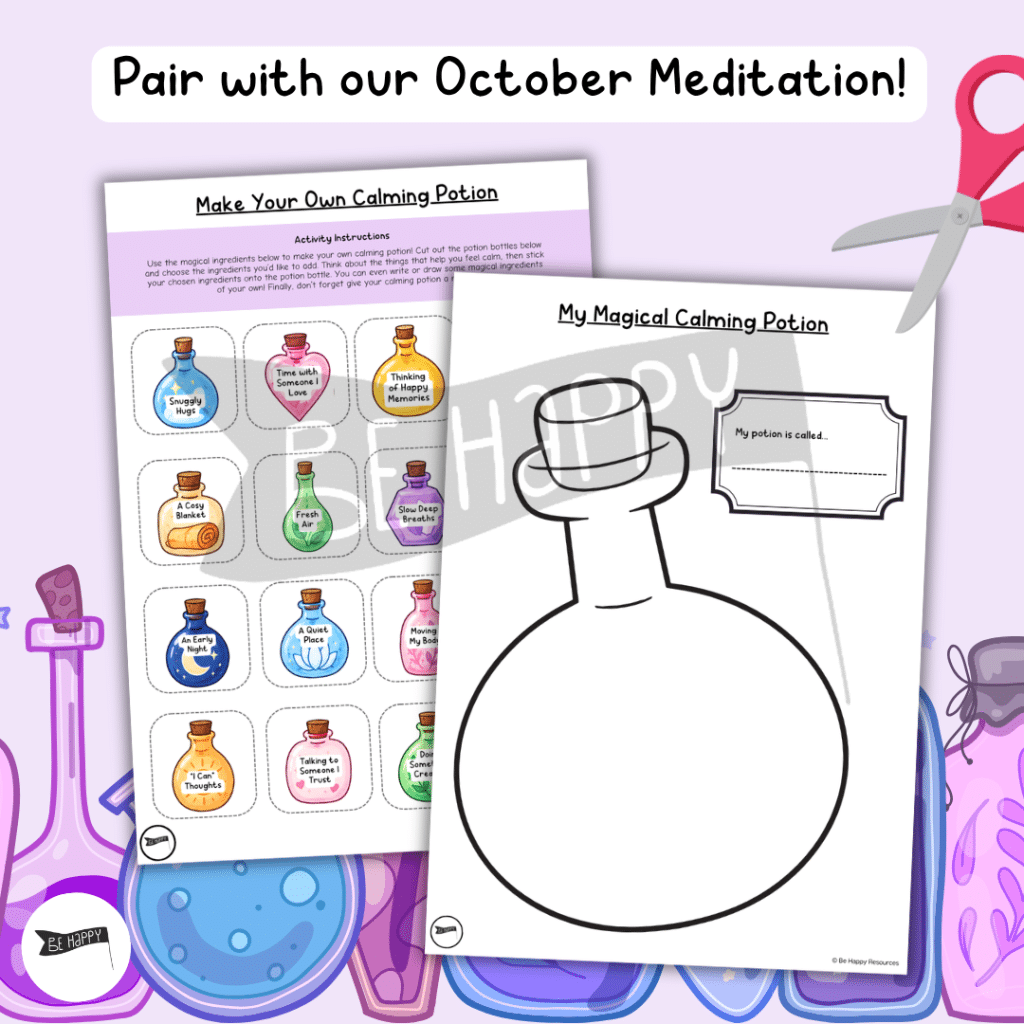 My Magical Calming Potion Activity - Explore What Helps Children Feel Calm and Comfortable