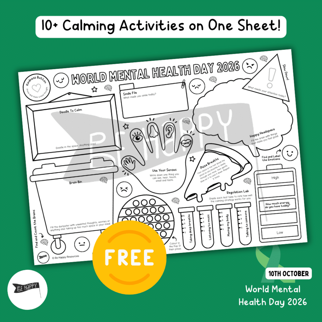 Unwind The Mind Activity Mat - World Mental Health Day 2026 - FREE